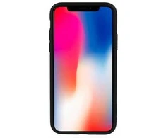 Topt MOTO CARBON Samsung Galaxy A6 Plus 2018 dėklas telefonui juodos spalvos su raudona virvele