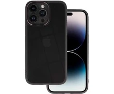 Toptel Topt Protective Lens dėklas skirtas Tecno Spark Go 2023/Pop 7/Pop 7 Pro juodas skaidrus
