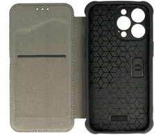 Toptel Topt Razor Carbon Book dėklas skirtas Apple iPhone 14 Pro Max mėlynos spalvos
