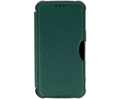 Topt Razor Carbon Book dėklas skirtas Apple iPhone 14 dark žalios spalvos
