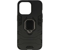 Topt Ring Armor dėklas skirtas Apple iPhone 13 Pro juodos spalvos