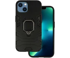 Ring Armor Dėklas skirtas Apple iPhone 13 juodos spalvos