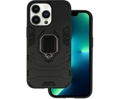 Topt Ring Armor dėklas skirtas Apple iPhone 13 Pro Max juodos spalvos