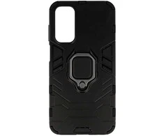 Topt Ring Armor dėklas skirtas Samsung Galaxy A15 4G/5G juodos spalvos