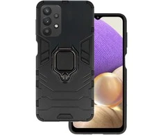Topt Ring Armor dėklas skirtas Samsung Galaxy A32 5G juodos spalvos