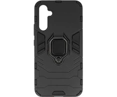 Topt Ring Armor dėklas skirtas Samsung Galaxy A34 5G juodos spalvos