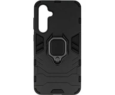 Topt Ring Armor dėklas skirtas Samsung Galaxy S23 FE juodos spalvos