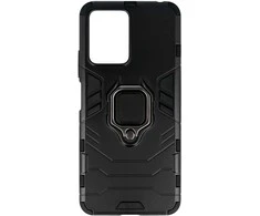 Topt Ring Armor dėklas skirtas Xiaomi Redmi Note 12 5G/Poco X5 juodos spalvos