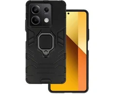 Topt Ring Armor dėklas skirtas Xiaomi Redmi Note 13 5G juodos spalvos