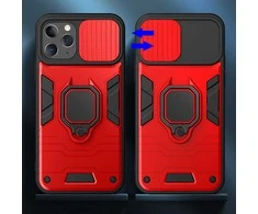 Toptel Topt Ring Lens dėklas skirtas Apple iPhone 14 Plus Raudona