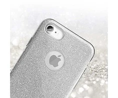 Topt Shining dėklas skirtas IPHONE 12 PRO MAX Sidabrinis