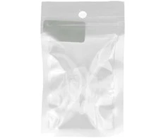 Toptel Topt Silicone anti-dust plug Lightning baltas – 10 pieces