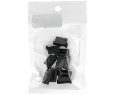 Toptel Topt Silicone anti-dust plug USB juodos spalvos - 10 vnt