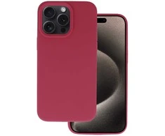Topt Silicone Lite Dėklas skirtas Apple iPhone 16e bordo spalvos