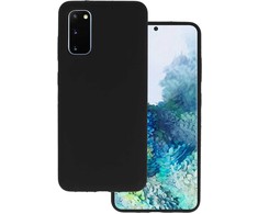 Toptel Topt Silicone Lite dėklas skirtas Samsung Galaxy S20 juodos spalvos