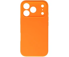 Topt Silicone Lite Dėklas skirtas Xiaomi Redmi Note 15 Pro 4G oranžinės spalvos