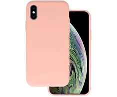 Topt Silikoninis Lite dėklas skirtas Apple iPhone X/XS persikų spalvos