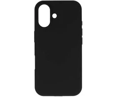 Topt Silikoninis Lite dėklas skirtas Apple iPhone 16 juodos spalvos