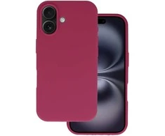Topt Silikoninis Lite dėklas skirtas Apple iPhone 16 burgundy
