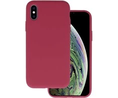 Topt Silikoninis Lite dėklas skirtas Apple iPhone X/XS burgundy