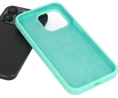 Toptel Topt Silikoninis Lite dėklas skirtas Apple iPhone 14 Pro Max mėtų spalvos
