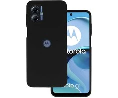 Topt Silikoninis Lite dėklas skirtas Motorola Moto G14 juodos spalvos