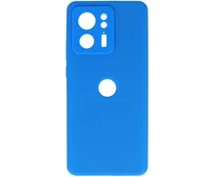 Topt Silikoninis Lite dėklas skirtas Motorola Edge 40 5G mėlynos spalvos
