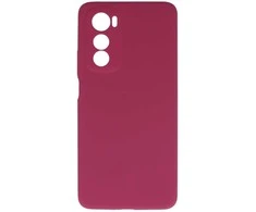 Topt Silikoninis Lite dėklas skirtas Motorola Edge 30 burgundy