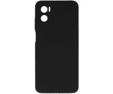 Topt Silikoninis Lite dėklas skirtas Motorola Moto E22/E22i juodos spalvos