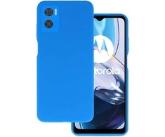 Topt Silikoninis Lite dėklas skirtas Motorola Moto E22/E22i mėlynos spalvos