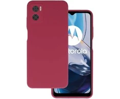Topt Silikoninis Lite dėklas skirtas Motorola Moto E22/E22i burgundy