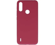 Topt Silikoninis Lite dėklas skirtas Motorola Moto E7 Power/E7i Power burgundy