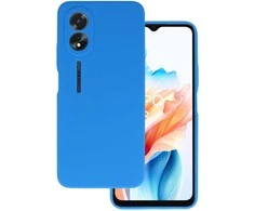 Topt Silikoninis Lite dėklas skirtas Oppo A38 4G mėlynos spalvos