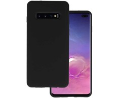 Toptel Topt Silicone Lite dėklas skirtas Samsung Galaxy S10 juodos spalvos