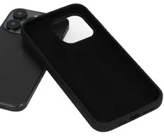 Toptel Topt Silicone Lite dėklas skirtas Samsung Galaxy S25 juodos spalvos