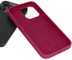 Toptel Tel Protect Silicone Lite dėklas skirtas Xiaomi Redmi A3 avietinės spalvos