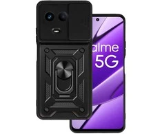 Slide Camera Armor dėklas skirtas Realme 11 5G juodos spalvos