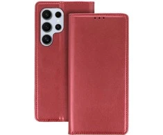 Topt Smart Magneto dėklas skirtas Samsung Galaxy S23 Plus burgundy
