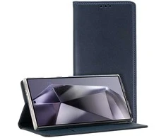 Topt Smart Magneto dėklas skirtas Samsung Galaxy S24 Ultra mėlynos spalvos