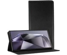 Topt Smart Magneto dėklas skirtas Xiaomi Redmi 15C 4G/5G juodos spalvos