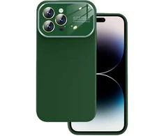 Toptel Topt Soft Silicone Lens dėklas skirtas Apple iPhone 14 Pro žalios spalvos