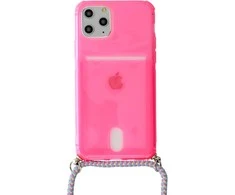 Topt STRAP Fluo dėklas skirtas Apple iPhone 7 Plus/8 Plus Rožinė