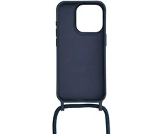 Toptel Topt Strap silikoninis dėklas skirtas Apple iPhone 15 Plus design 1 mėlynos spalvos
