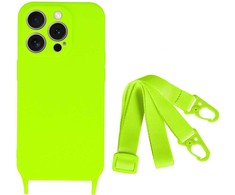 Toptel Strap Silicone Dėklas skirtas Apple iPhone 13 Pro design 2 lime