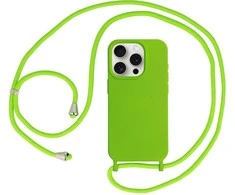 Topt Strap silikoninis dėklas skirtas Apple iPhone 14 Pro design 1 žalios spalvos