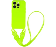 Toptel Strap Silicone Dėklas skirtas Apple iPhone 14 Pro design 2 lime