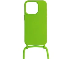 Topt Strap silikoninis dėklas skirtas Apple iPhone 15 Plus design 1 žalios spalvos