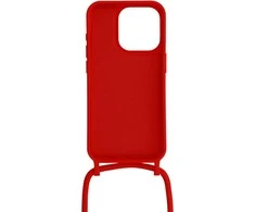 Topt Strap silikoninis dėklas skirtas Apple iPhone 15 Pro Max design 1 raudonos spalvos
