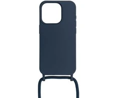 Topt Strap silikoninis dėklas skirtas Apple iPhone 15 Plus design 1 mėlynos spalvos