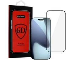 Topt Tel Protect Full Glue 6D Apsauginis stiklas skirtas Apple iPhone 17 Pro Max juodas